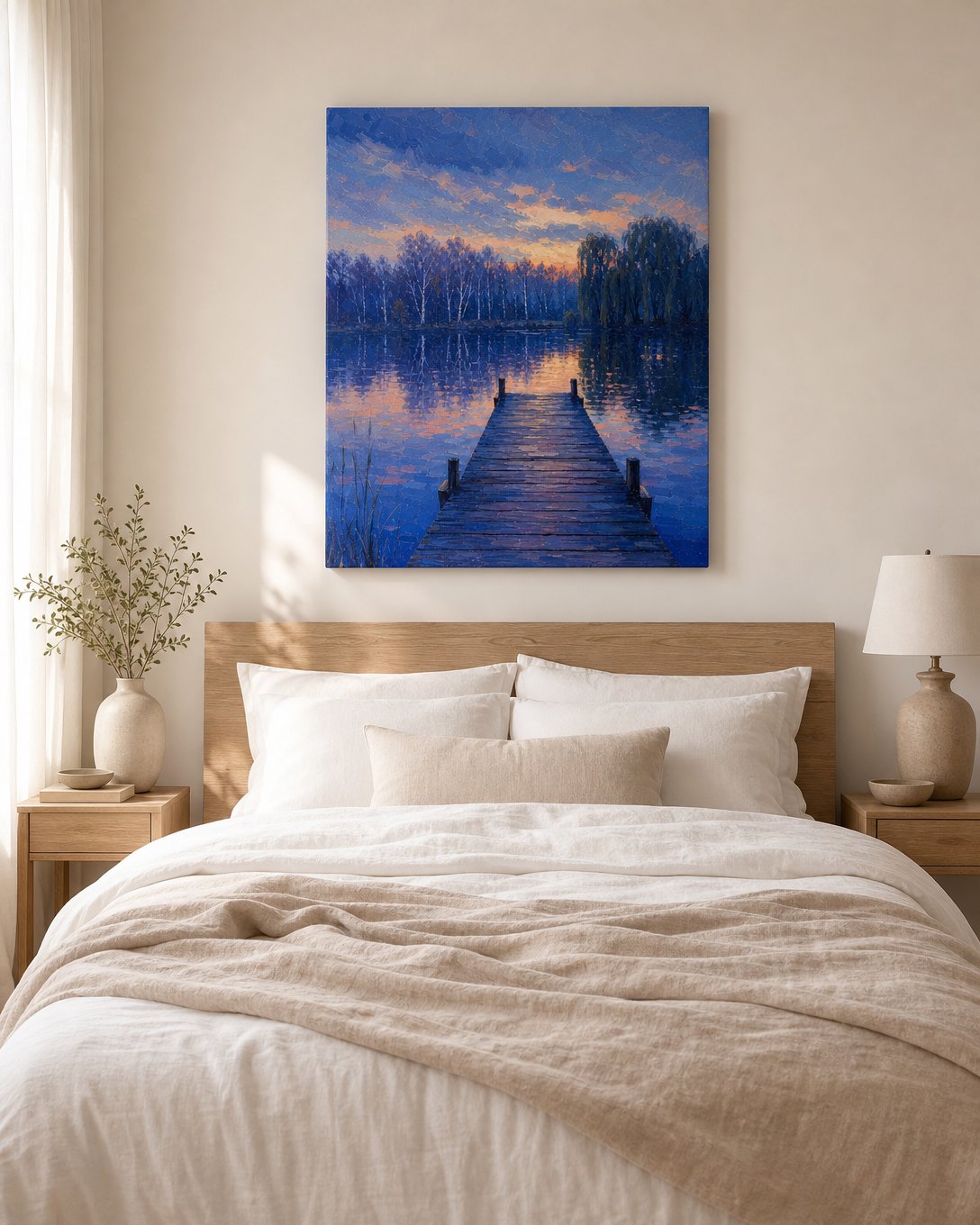 Blue Hour Dock Canvas, image 5