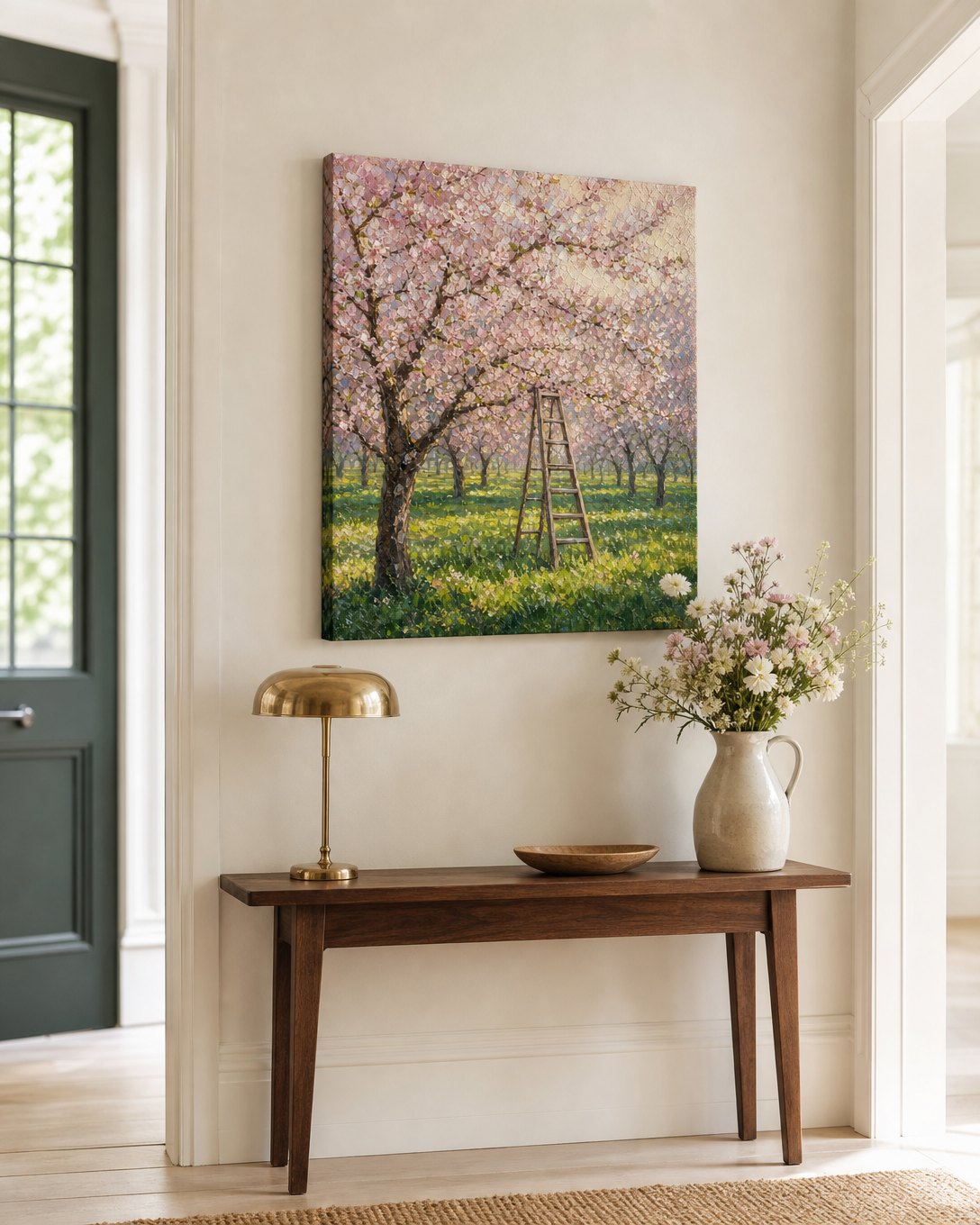 Cherry Blossom Orchard Canvas, image 5