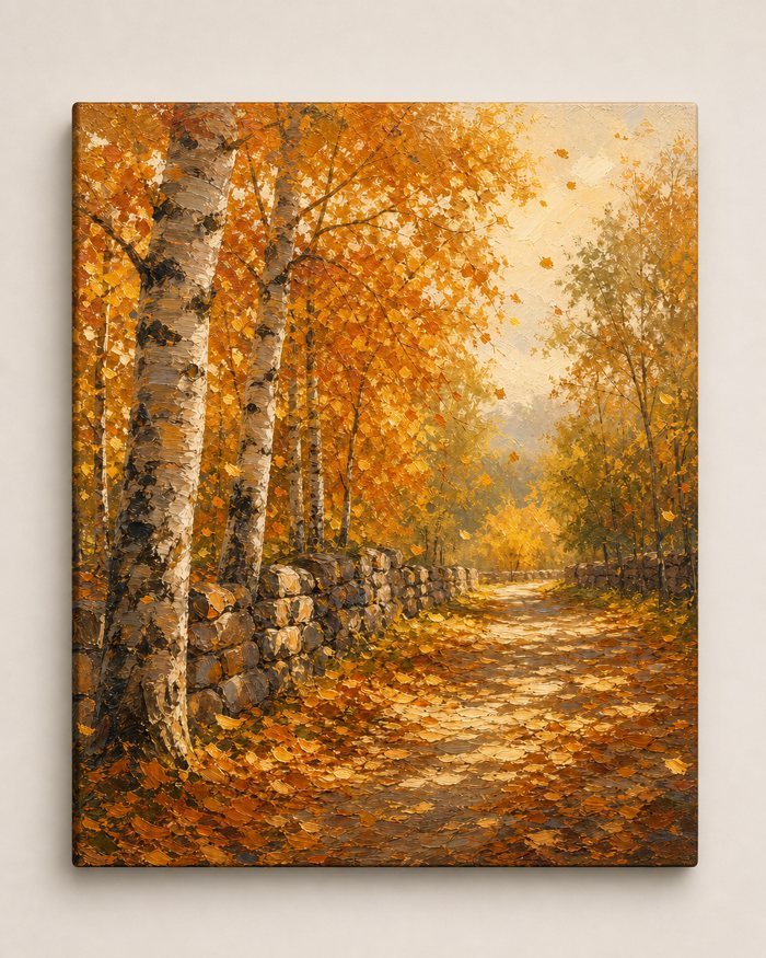 October Birch Lane canvas