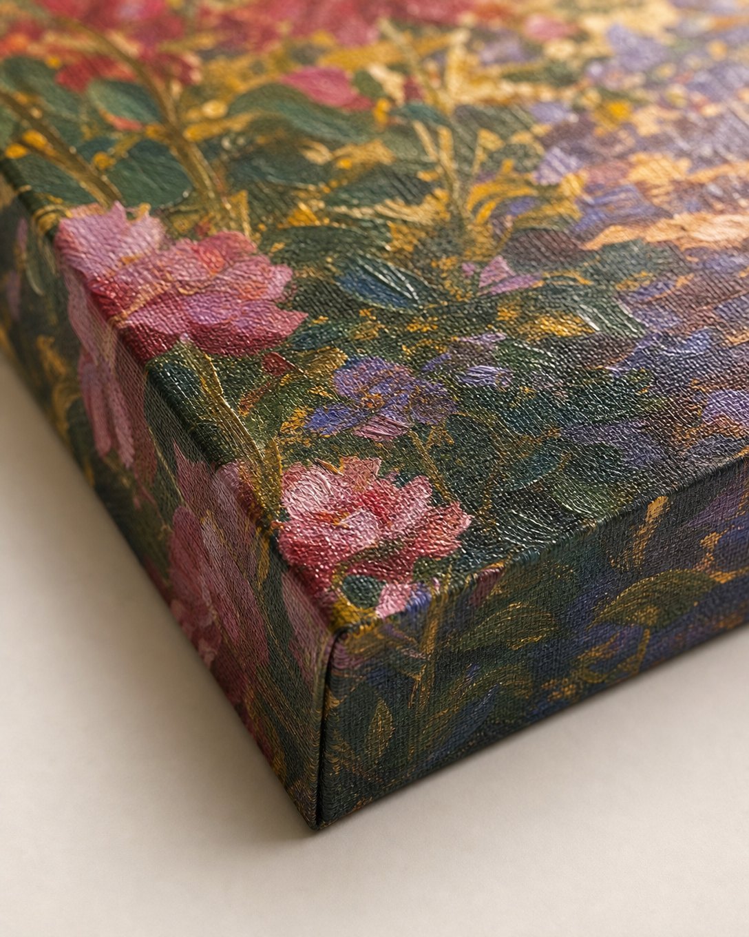 Hollyhock Gate Canvas, image 4