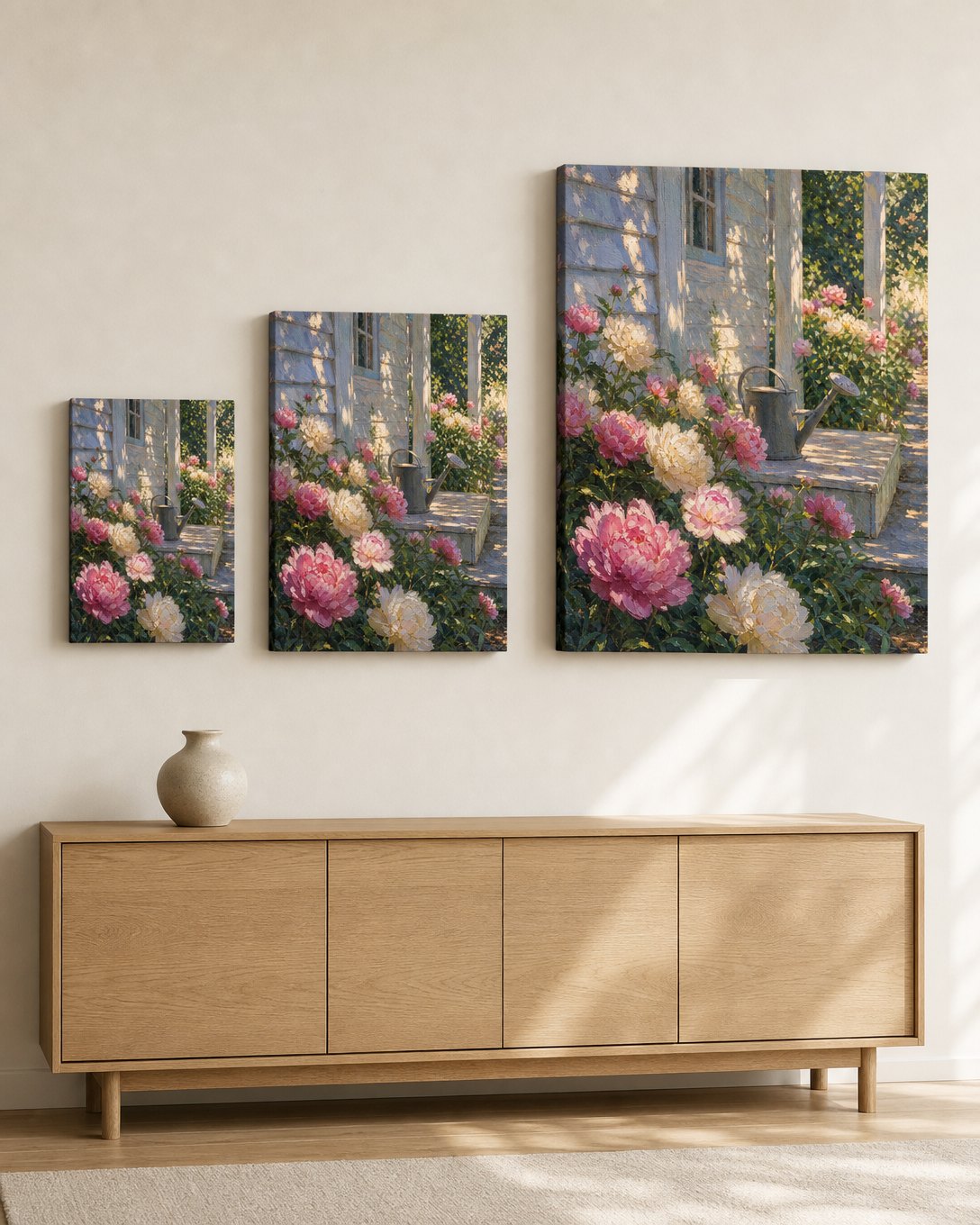 Porch Peonies Canvas, image 3