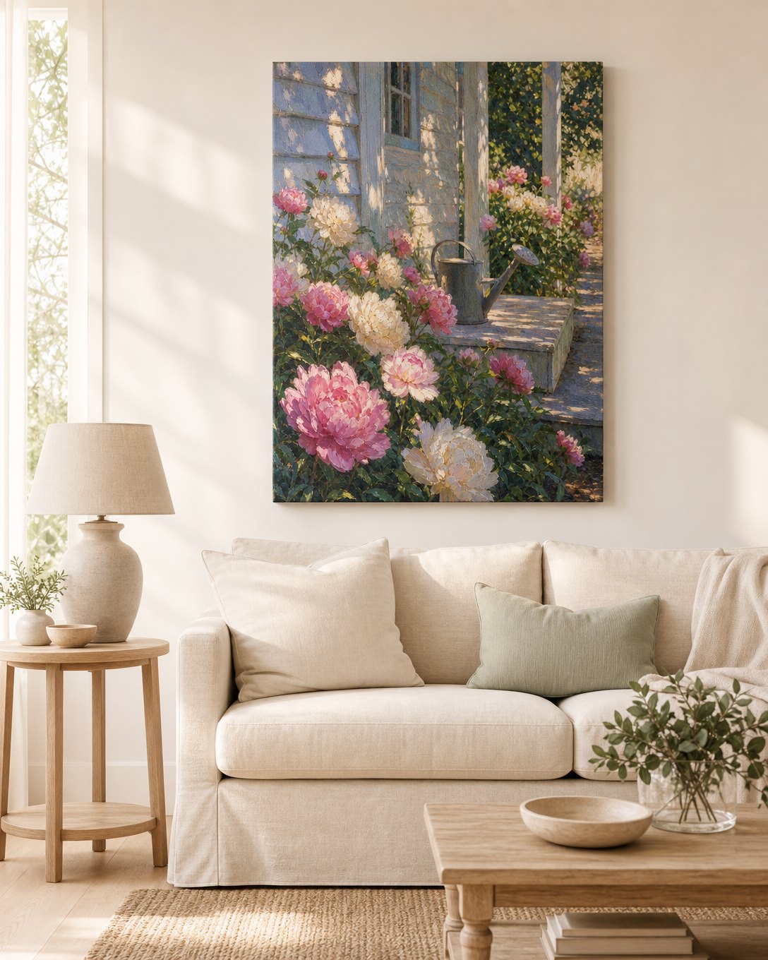 Porch Peonies Canvas, image 5