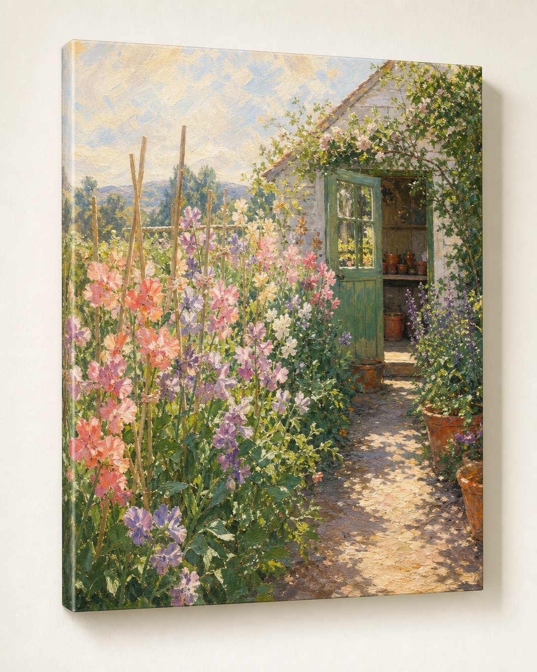 Sweet Pea Shed Canvas, image 1