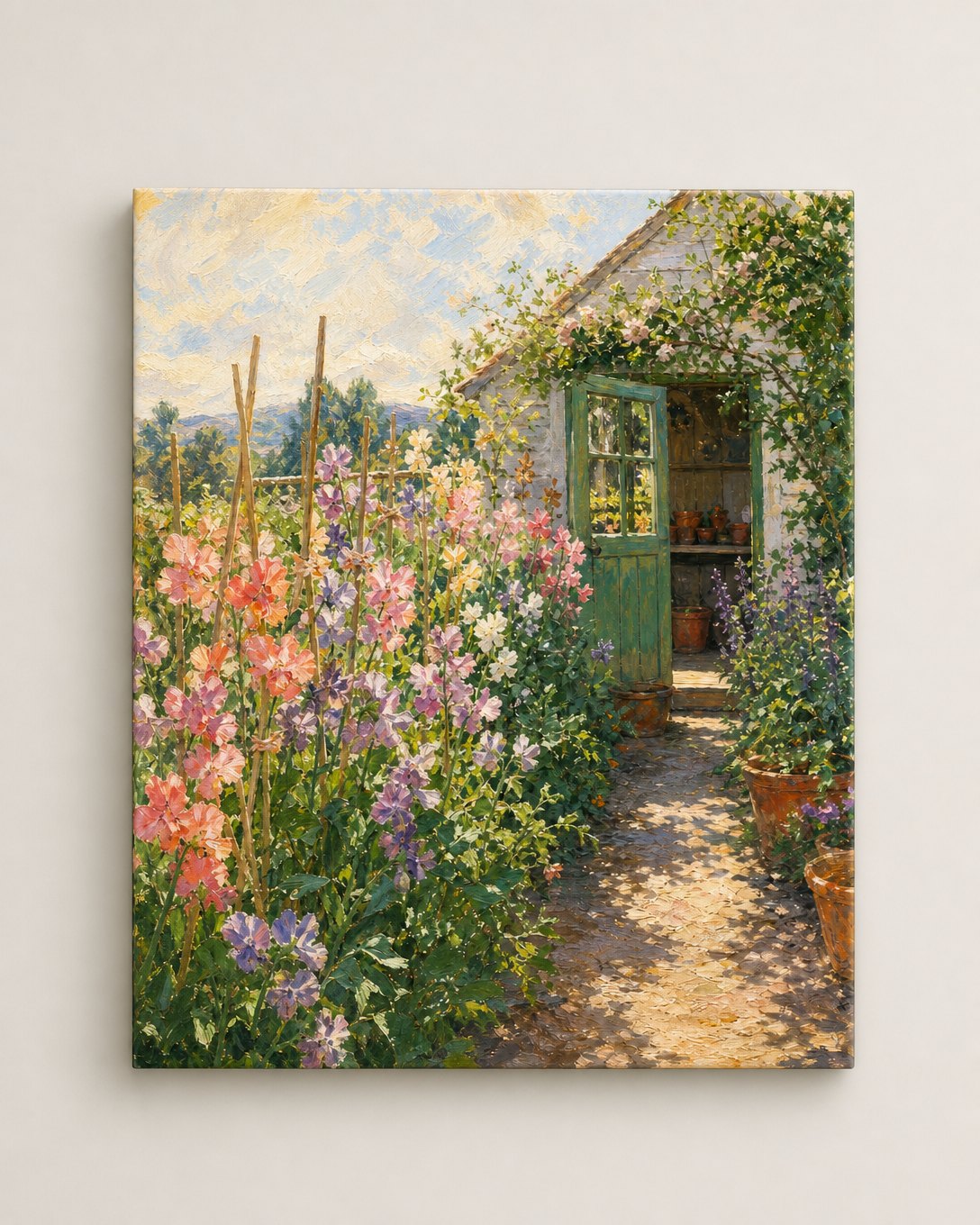 Sweet Pea Shed Canvas, image 2