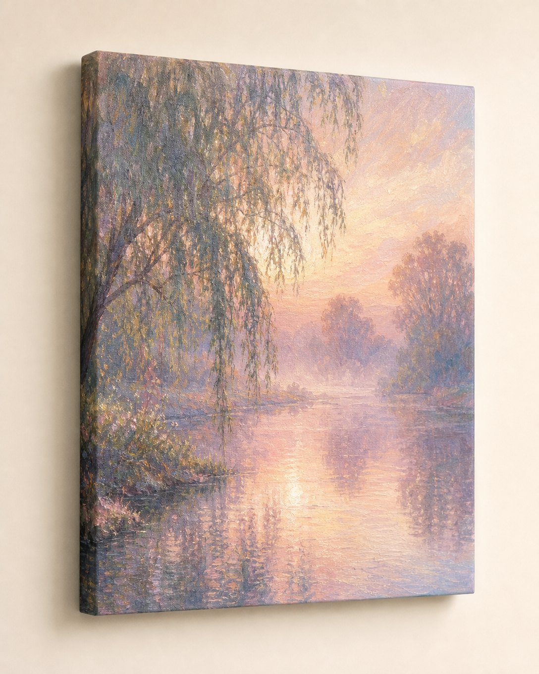 Willows at Dawn Canvas, image 1