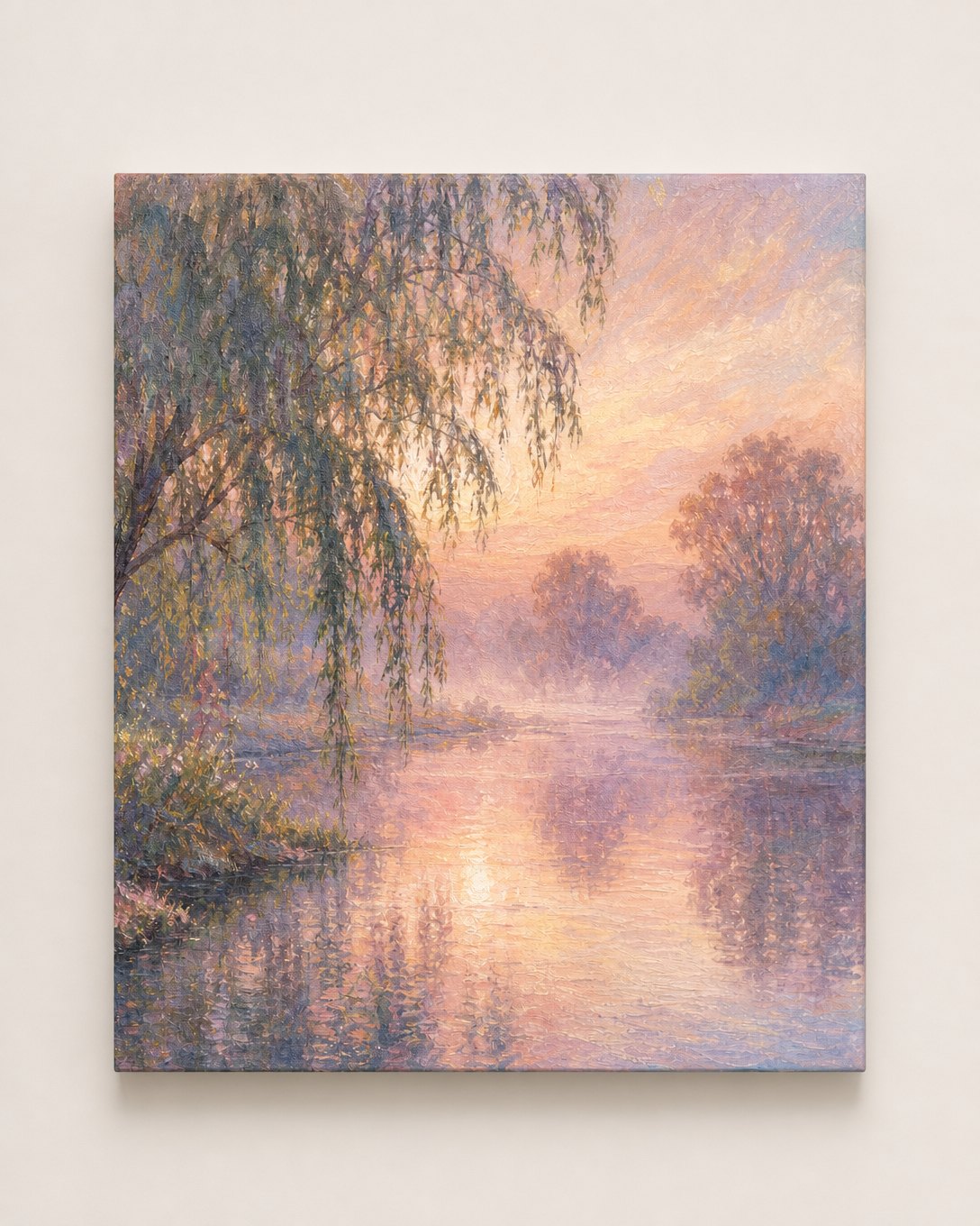 Willows at Dawn Canvas, image 2