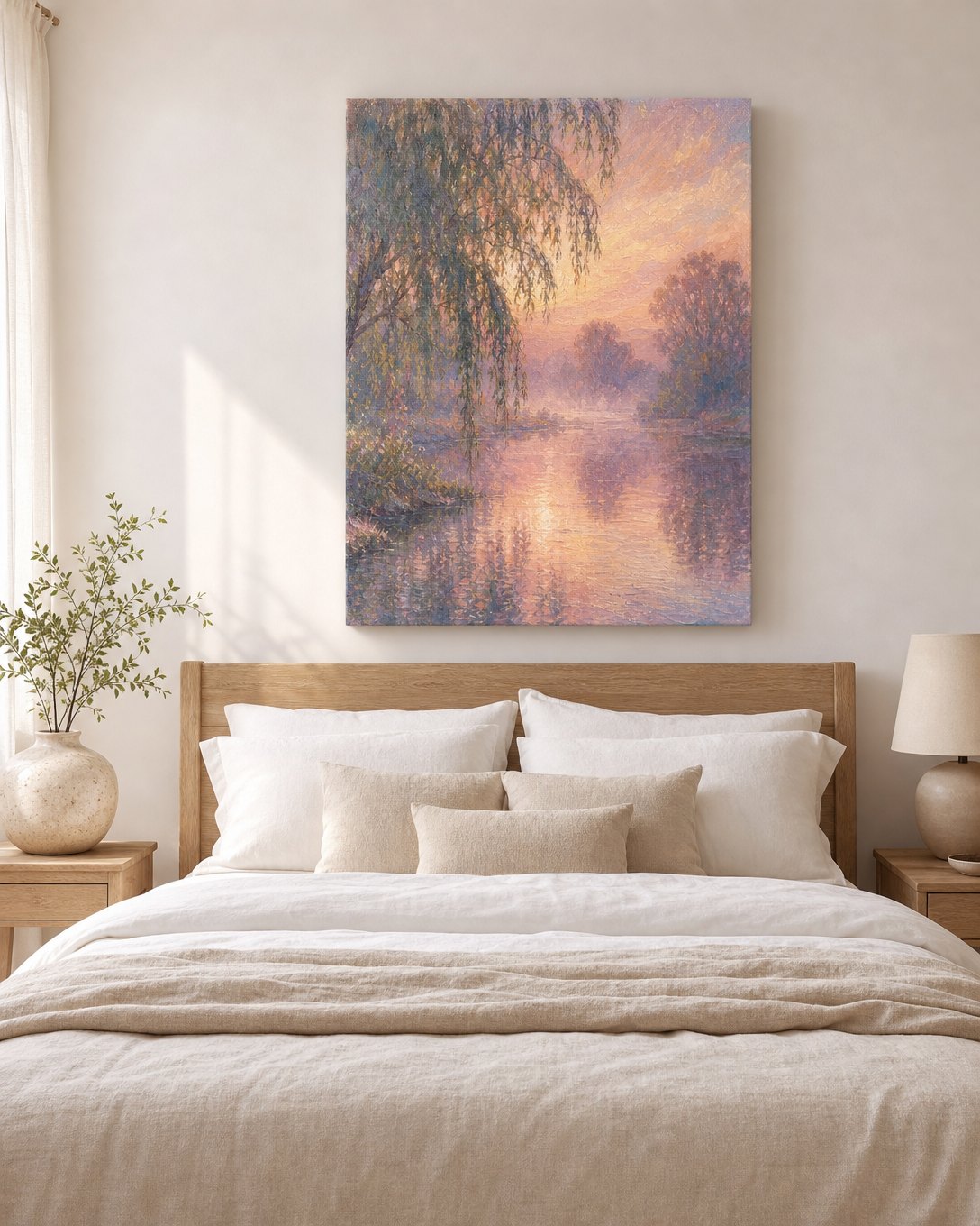 Willows at Dawn Canvas, image 5