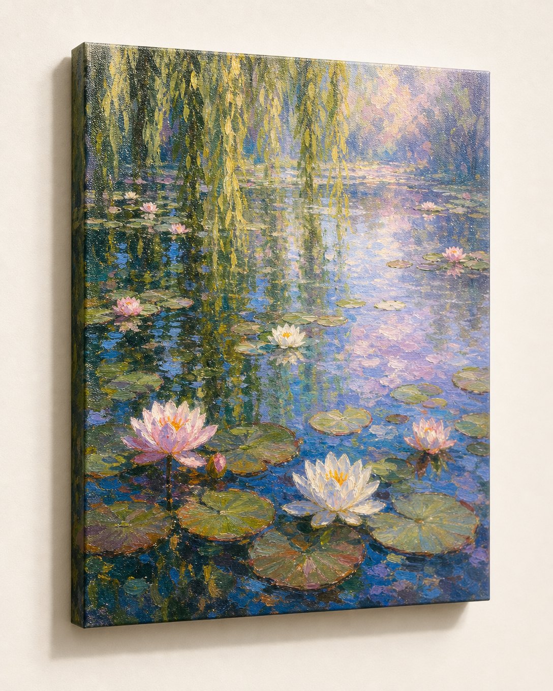Lily Pond Morning Canvas, image 1