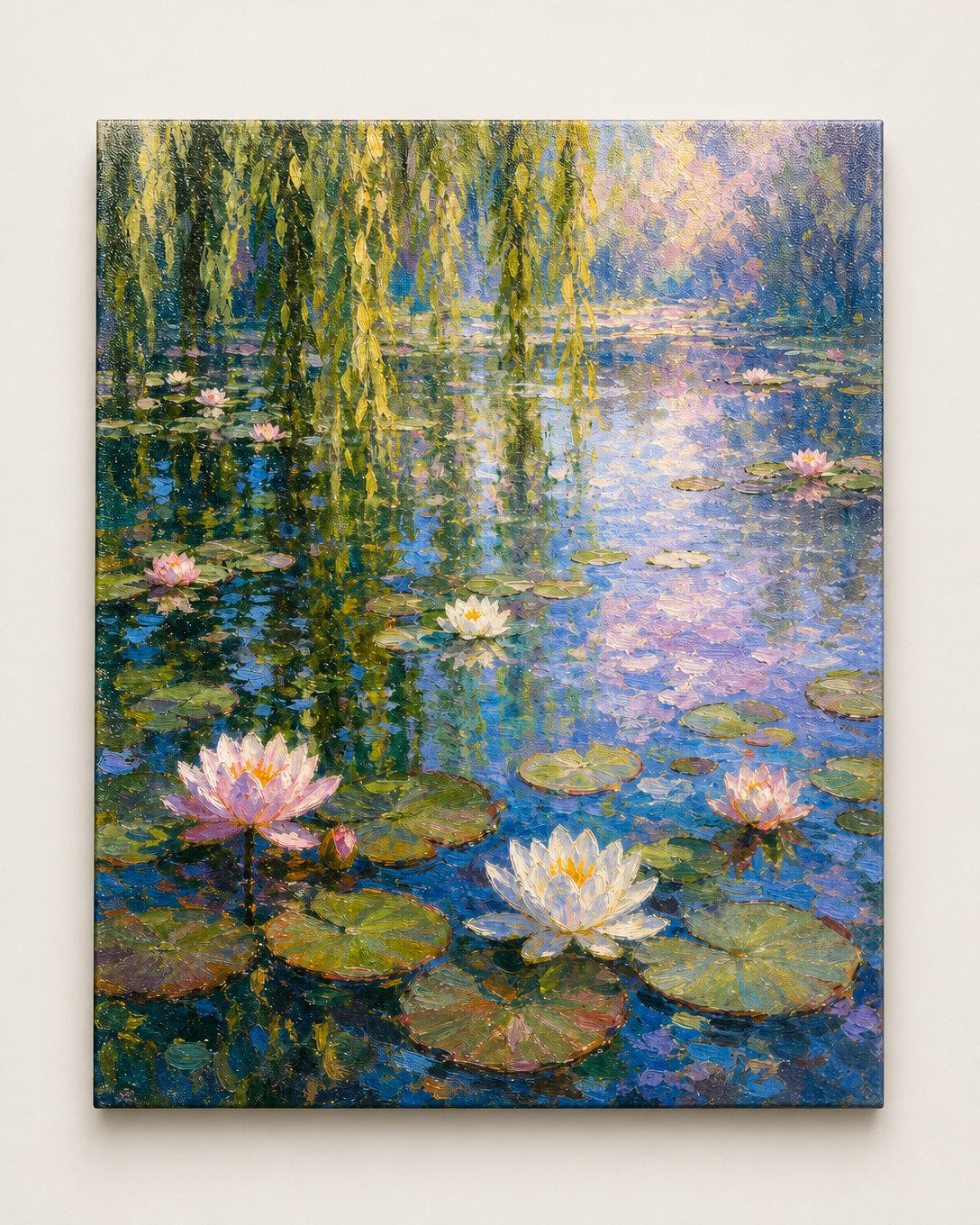 Lily Pond Morning Canvas, image 2