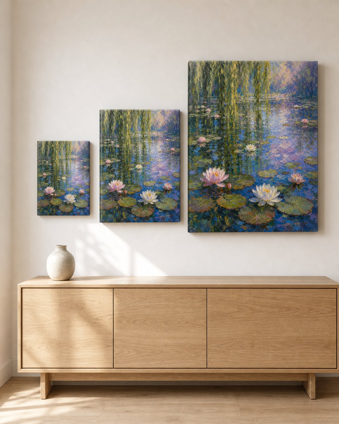 Lily Pond Morning Canvas, image 3