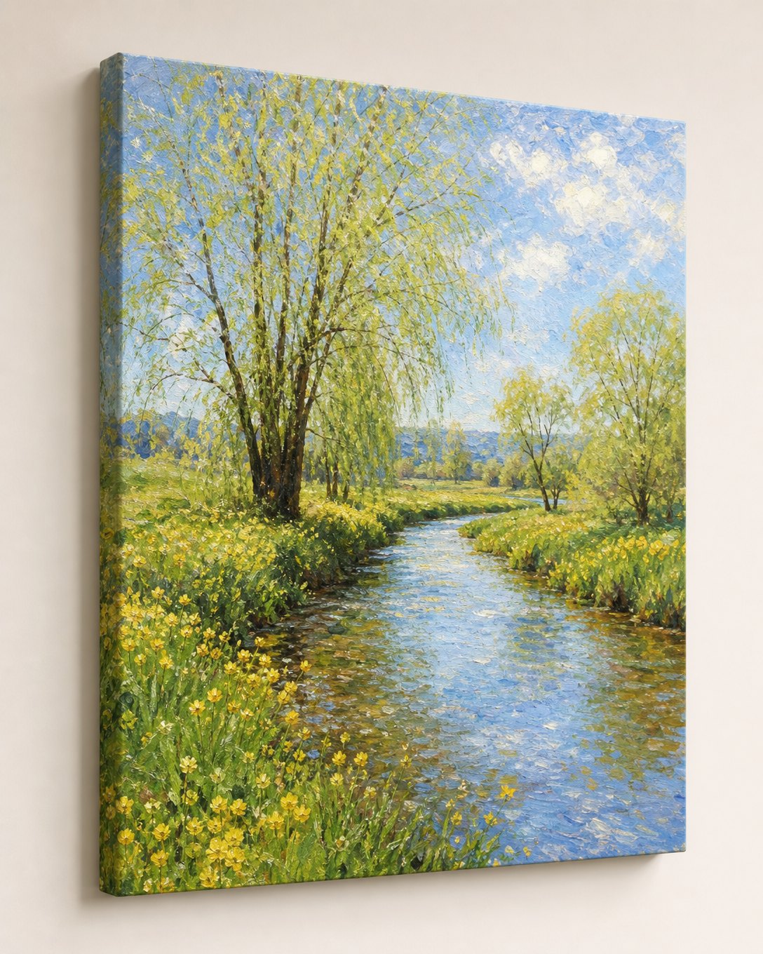 Buttercup Stream Canvas, image 1