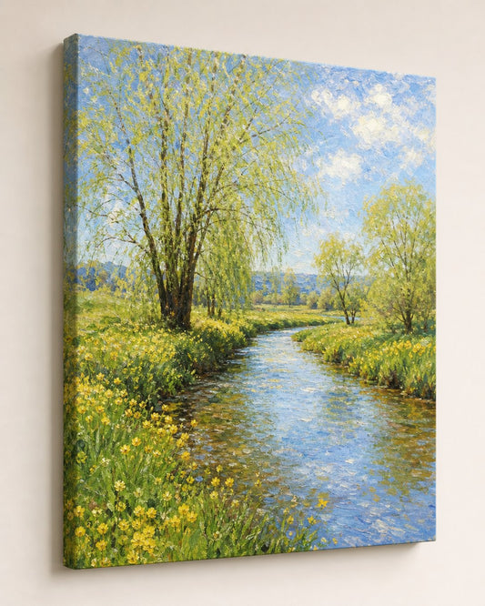 Buttercup Stream Canvas, image 1