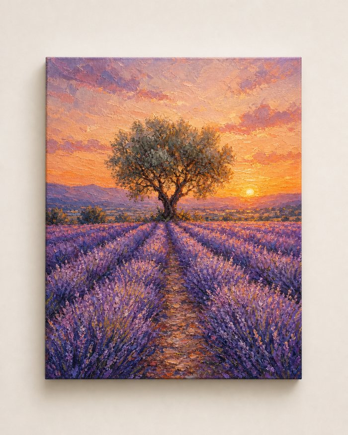 Lavender Hour canvas